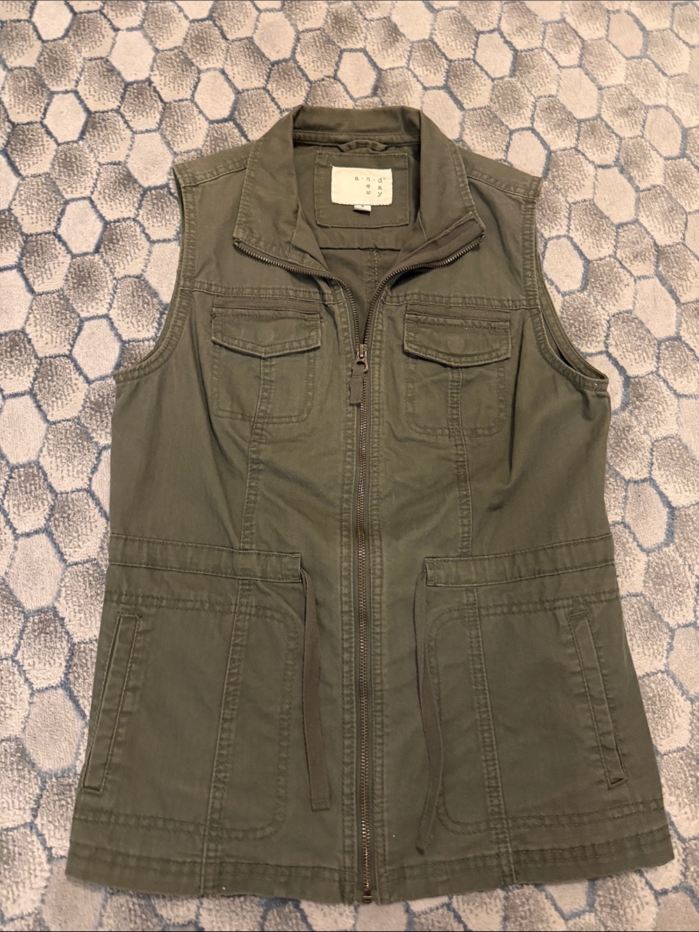 a new day Olive Green Vest - Small